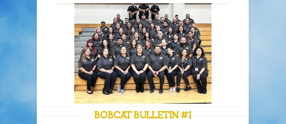 Bobcat Bulletin #1