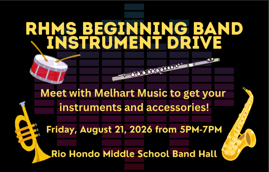 RHMS Beginning Band Instrument Drive