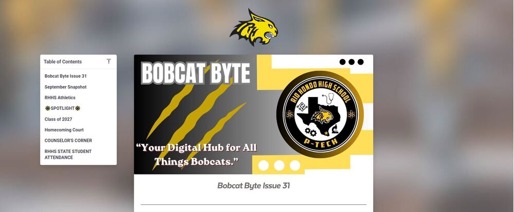 Bobcat Byte #31