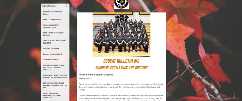 Bobcat Bulletin