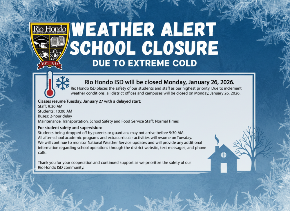 School Closure due to Severe Weather