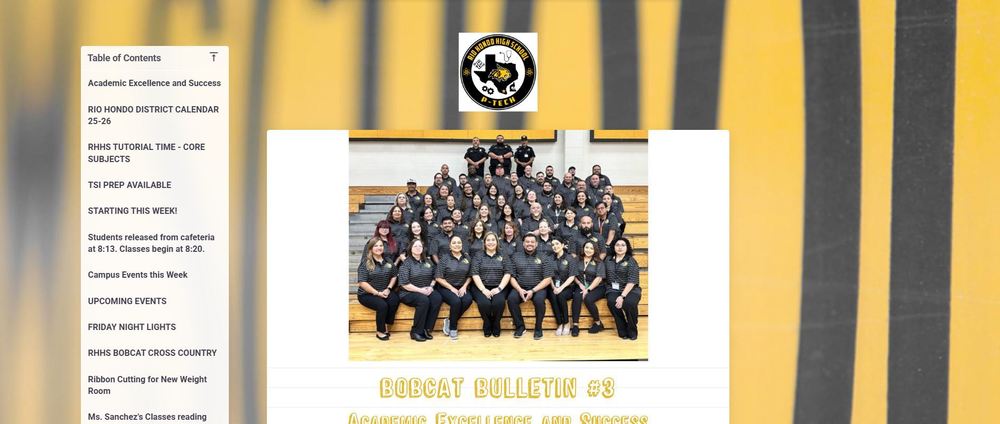 Bobcat Bulletin #3