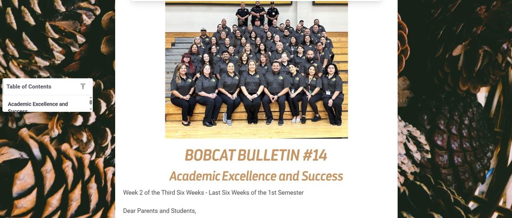 Bobcat Bulletin