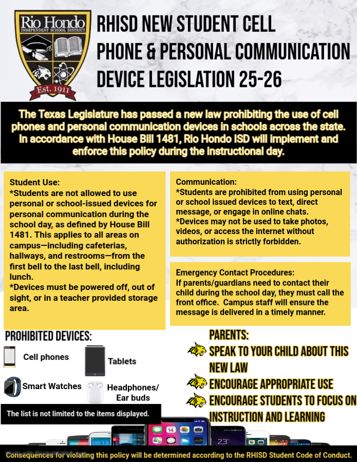 Cell phone policy