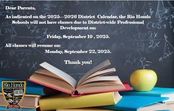 Sept. 19th district wide professional development
