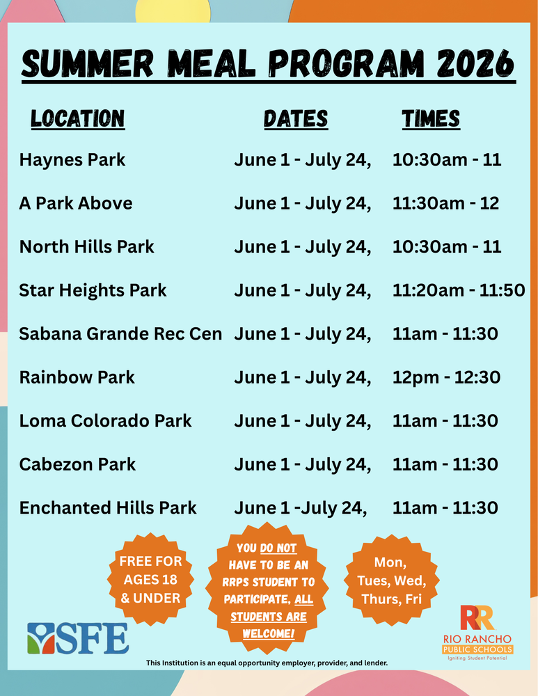 Summer Meals Program