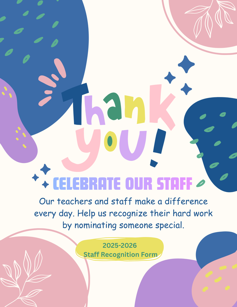 2025-2026 Staff Recognition Form