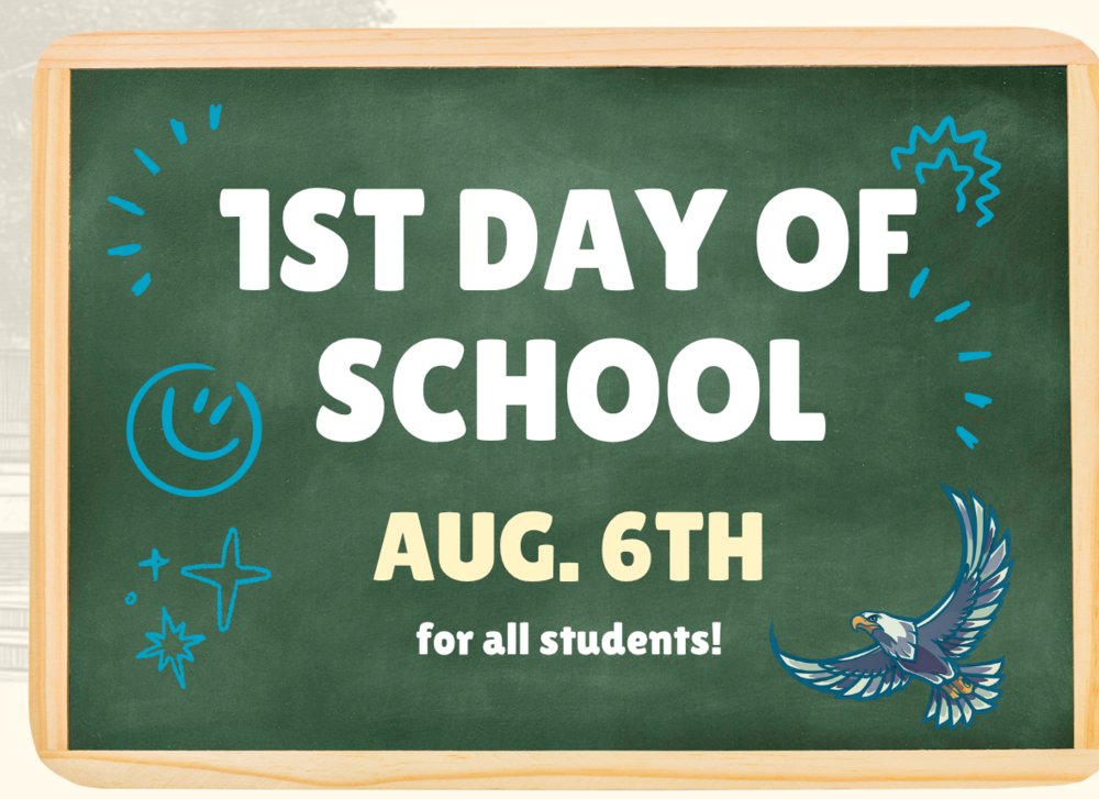We are so excited to launch into another incredible school year! Get ready for a year filled with big learning, new friendships, and endless opportunities for your young scholar to shine.  First Day of School: August 6th  School Hours: 7:45-2:30  Meet the Teacher Night [Popsicle Pop in]- August 5th 5:00-6:30  Please make sure your contact information is updated in power school so you don't miss key updates. Let’s make this the best year yet—see you real soon, Hawks!
