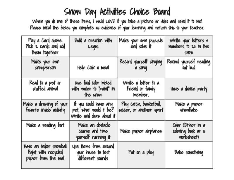 offline choice board