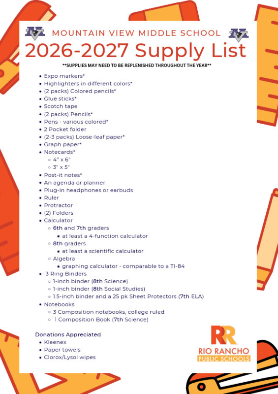 Supply List 
