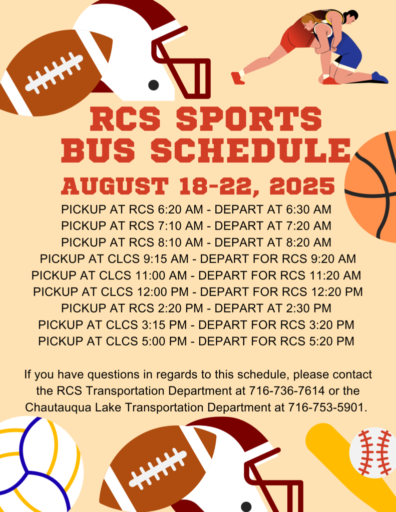 Sports Bus 8/18-8/22/25