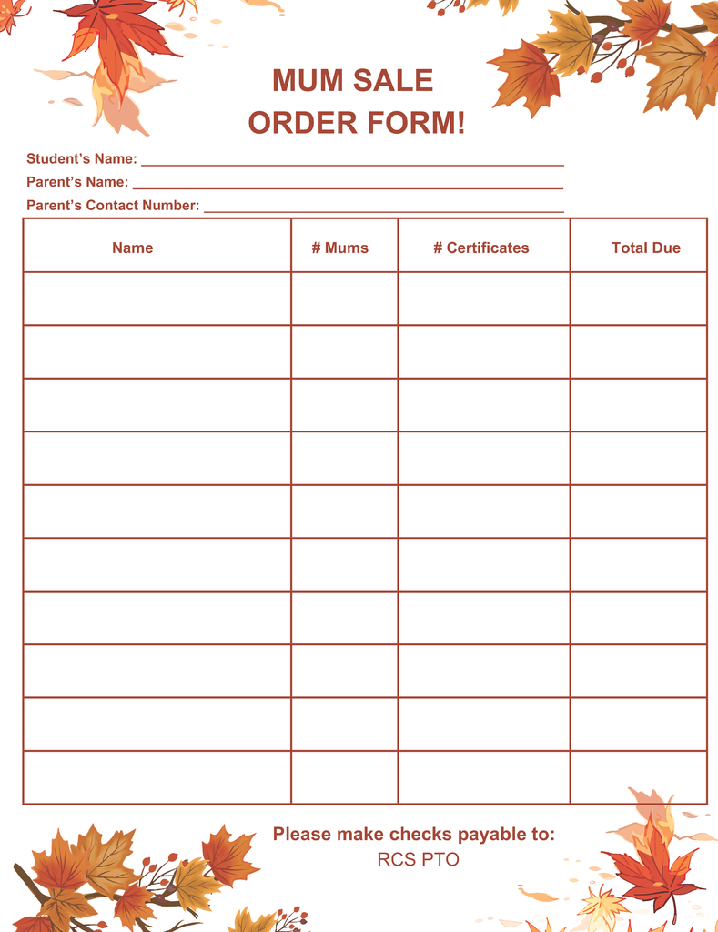 Order Form
