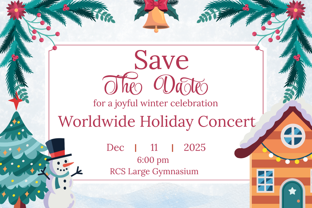 Save the date winter concert