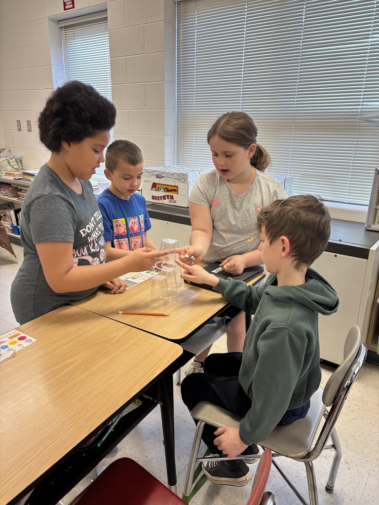 Today, 3rd grade students in Mrs. Tanner’s class took on a fun team cup stacking challenge! Each group faced an extra twist—everyone could only use one finger, making teamwork and communication key. This activity gave every student a chance to practice this month’s Capturing Kids’ Hearts focus word: perseverance. Way to stick with it and not give up!