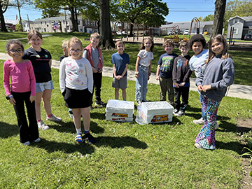 Today was an exciting day in 3rd Grade Science! 🦋 Our caterpillars officially transformed into beautiful Painted Lady butterflies, and students had the opportunity to release them outside. Over the past few weeks, students have been learning all about the Circle of Life and observing the amazing life cycle of a butterfly firsthand. What a fun and memorable learning experience for our 3rd graders! 💙
