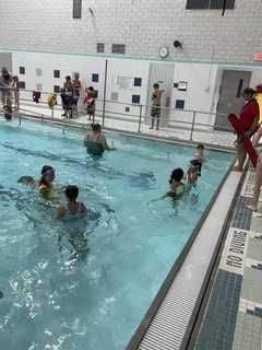 Students kicked off the start of Eagle U with swimming at BCS. Students were complimented on their great listening skills and ability to follow rules.