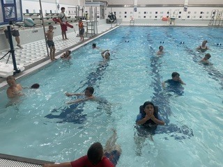 💦 It's everyone's favorite day of the week at Eagle U—Swimming Day! 🏊‍♀️🏊‍♂️  Eagle U kicked off Session 2 with an exciting trip to the pool, where 43 students had a fantastic time splashing, swimming, and building their confidence in the water.  It's been wonderful to watch our students become more comfortable in the pool each week while having fun, encouraging one another, and creating lasting summer memories. The smiles, laughter, and excitement make Swimming Day a highlight of the Eagle U experience!  We can't wait for another great week of summer adventures! ☀️🦅
