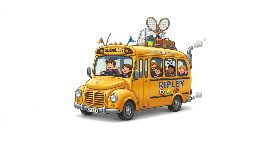Sports Bus Graphic