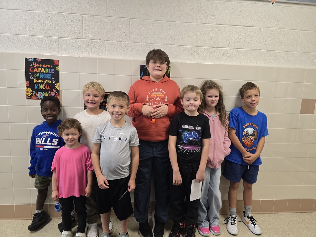 🦅 Our First Eagle Wings Drawing of the Year! 🦅
Today, we celebrated students who have been recognized for their positive behavior and character during our first Eagle Wings drawing of the 2026–2027 school year! 🎉
Our Eagle Wings celebrate the New Ripley Scholar Character Strengths: Courage, Empathy, Integrity, Kindness, Perseverance, Respect, Responsibility, Self-Direct, and Teamwork.
Staff members recognize students by writing an Eagle Wing and placing it in our drawing box. Students also take a copy home to share with their parents/guardians. Each week, names are drawn from the box, read over the morning announcements, and students win a special prize! 🏆
We are so proud of our students for showing these character strengths each day. Keep up the great work, Eagles! 🦅💙✨