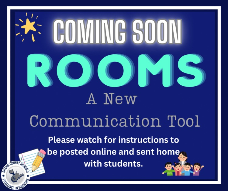 Coming Soon- Rooms, a new communication tool. please watch for instructions to be posted online and sent home with students.