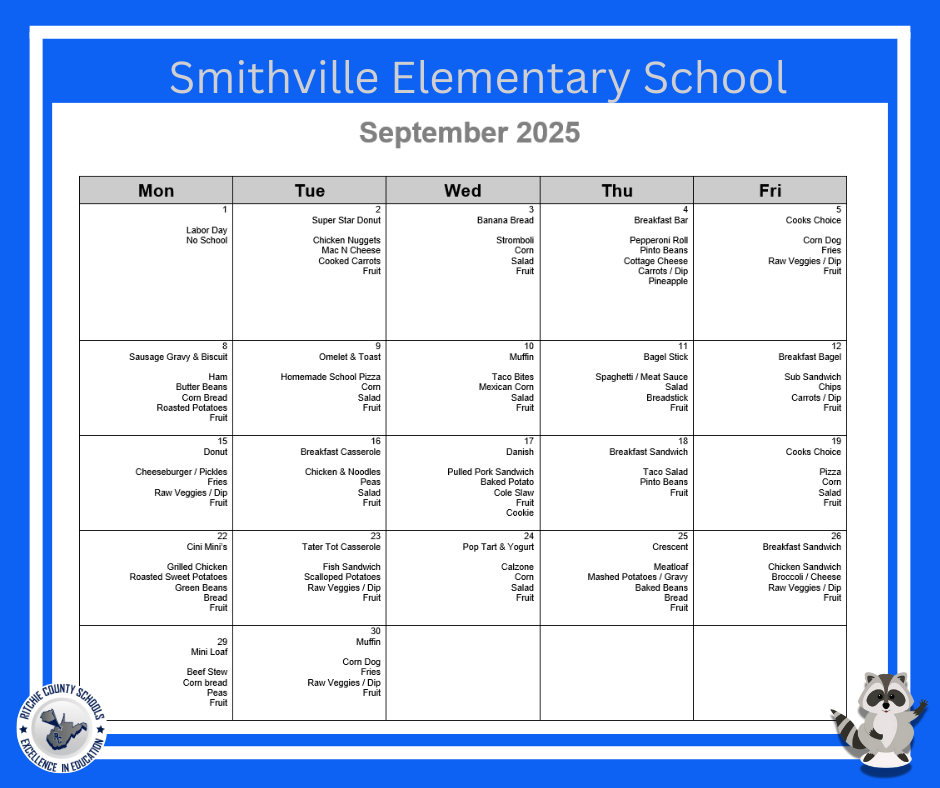 September Menu