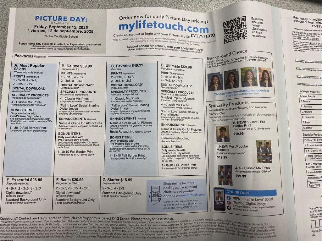 Picture Day Flyer