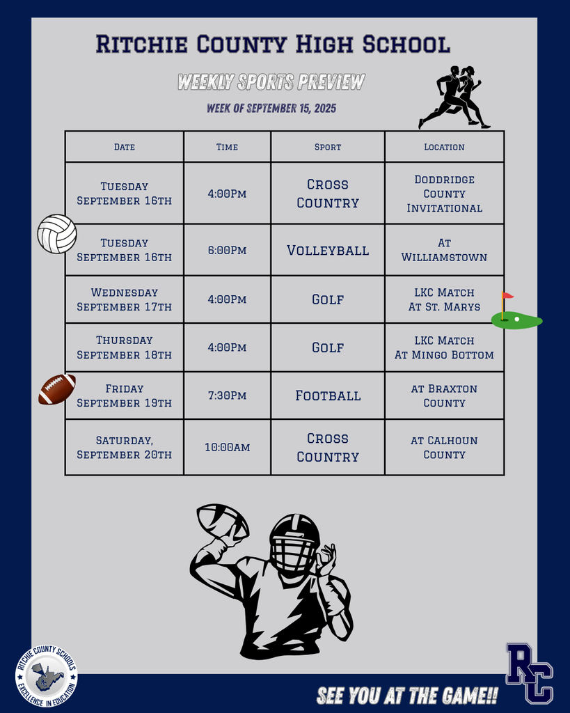 Weekly Sports Preview 9/15/25