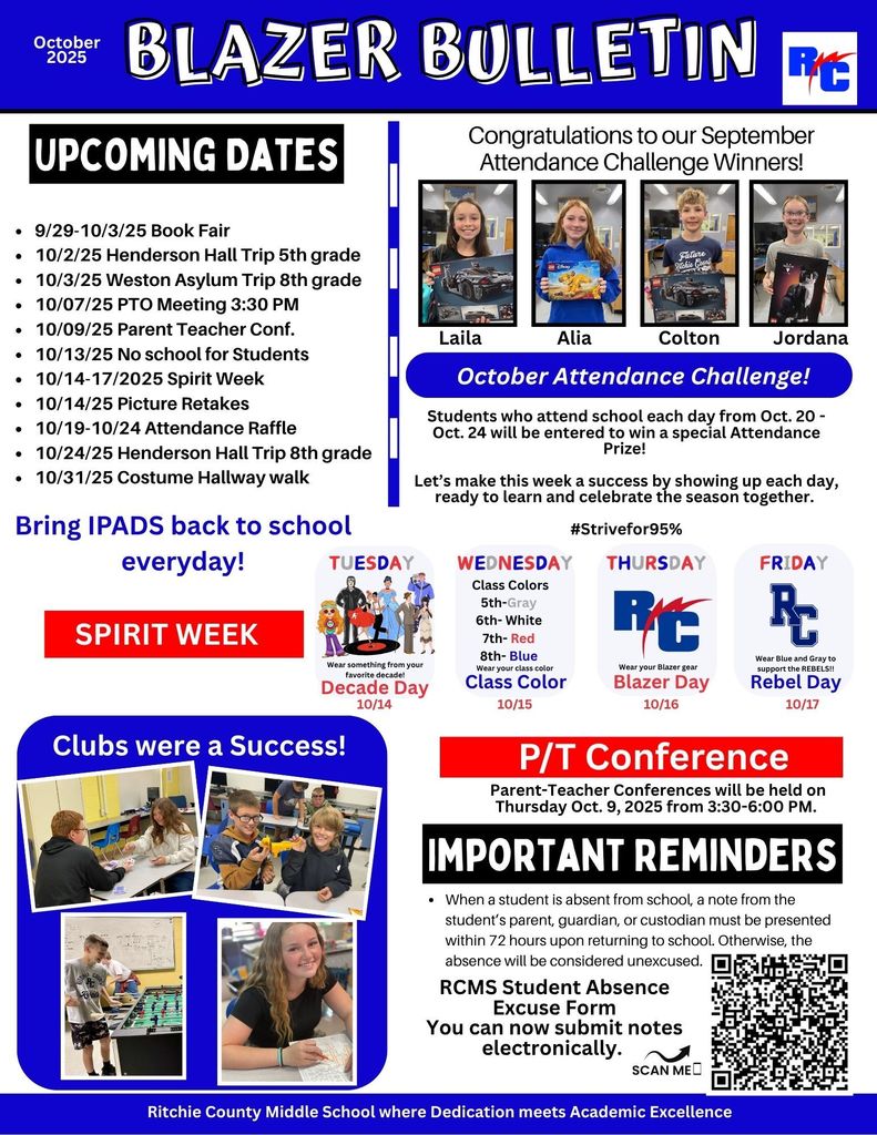 Oct Blazer Bulletin