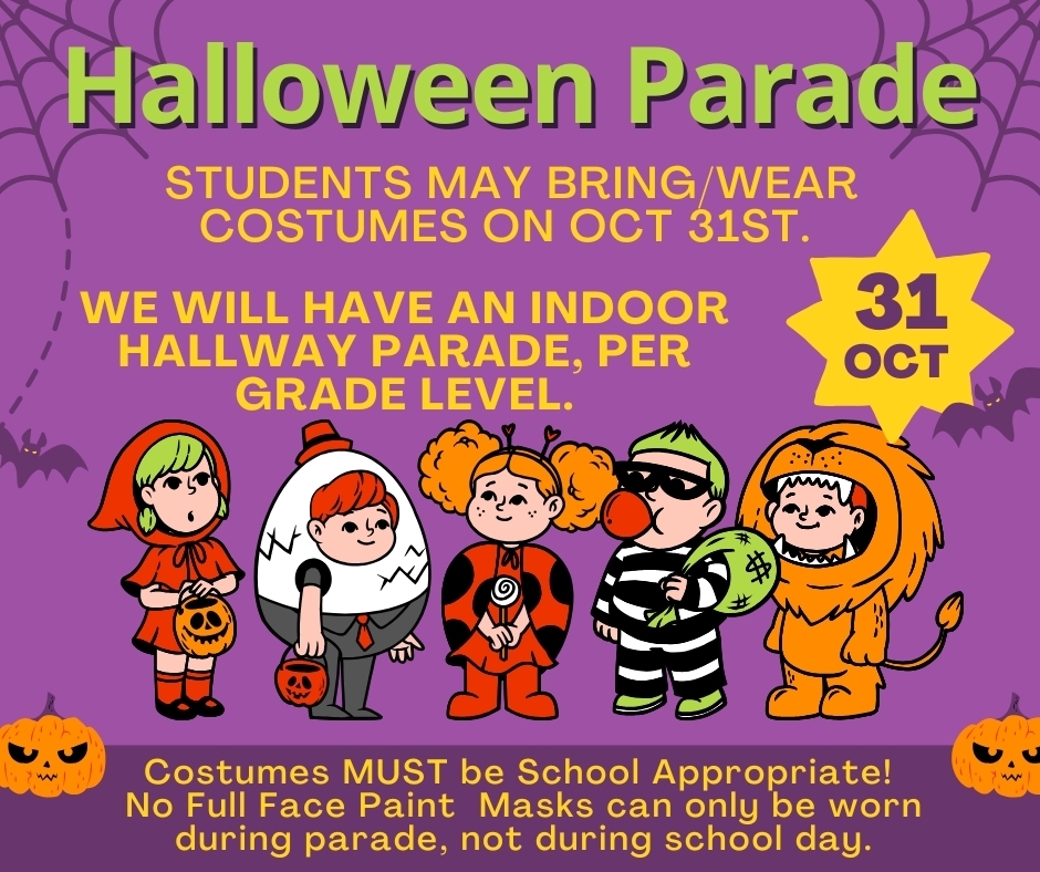 Halloween Parade Information
