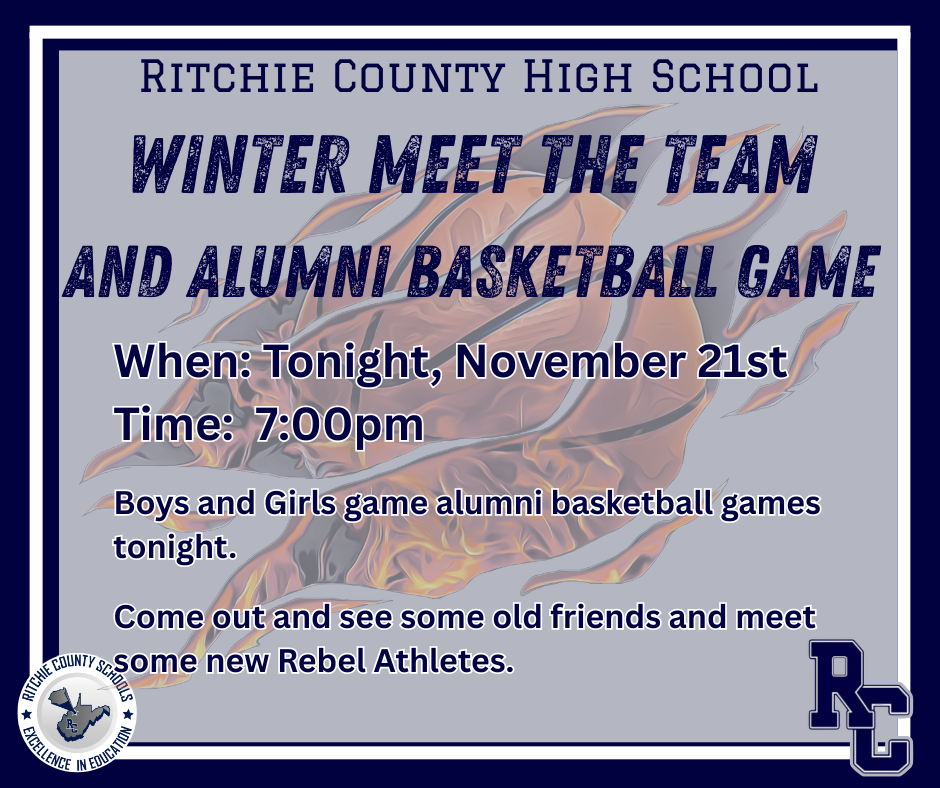 Winter Meet the Team tonight at 7PM, Alumni basketball games to follow.