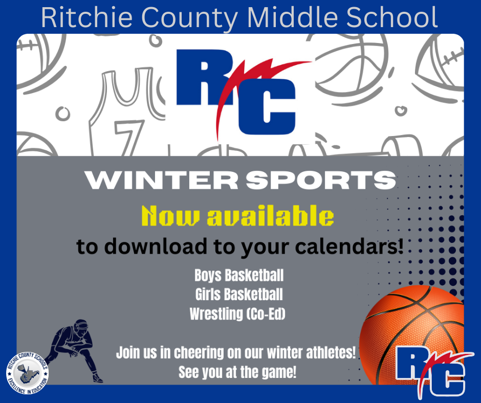 RCMS Winter Sports Schedules now available!