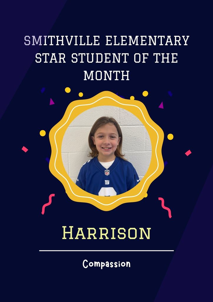 Star Student January - Character Trait Compassion - Harrison