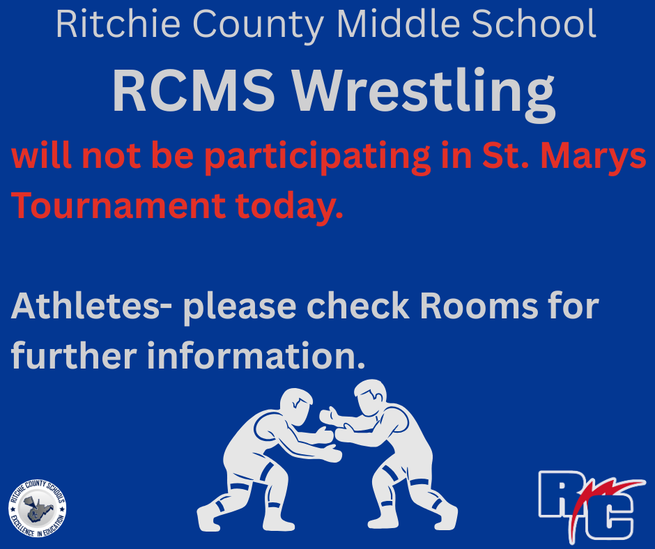 RCMS will not be participating in the St Marys Tournament today