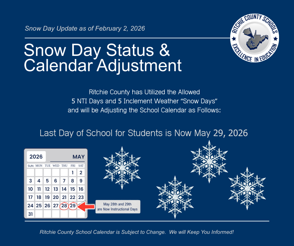 Snow Day Status and Calendar Adjustment