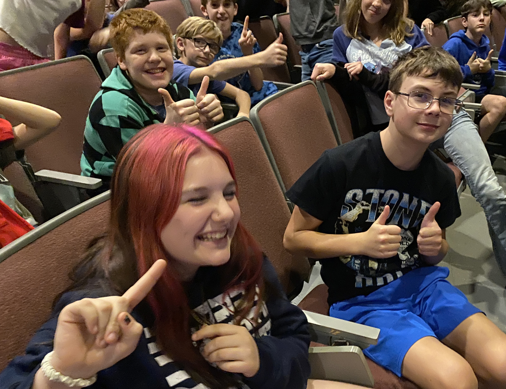 6th grade attendance champs for February