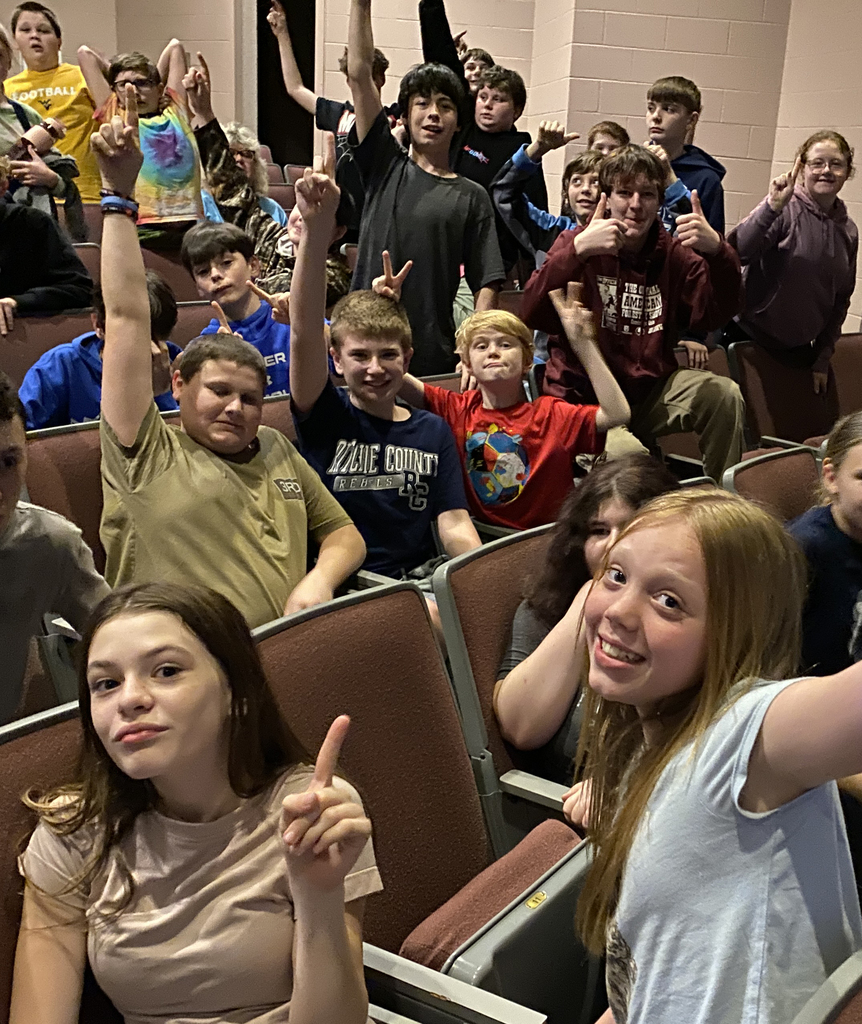 6th grade attendance champs for February