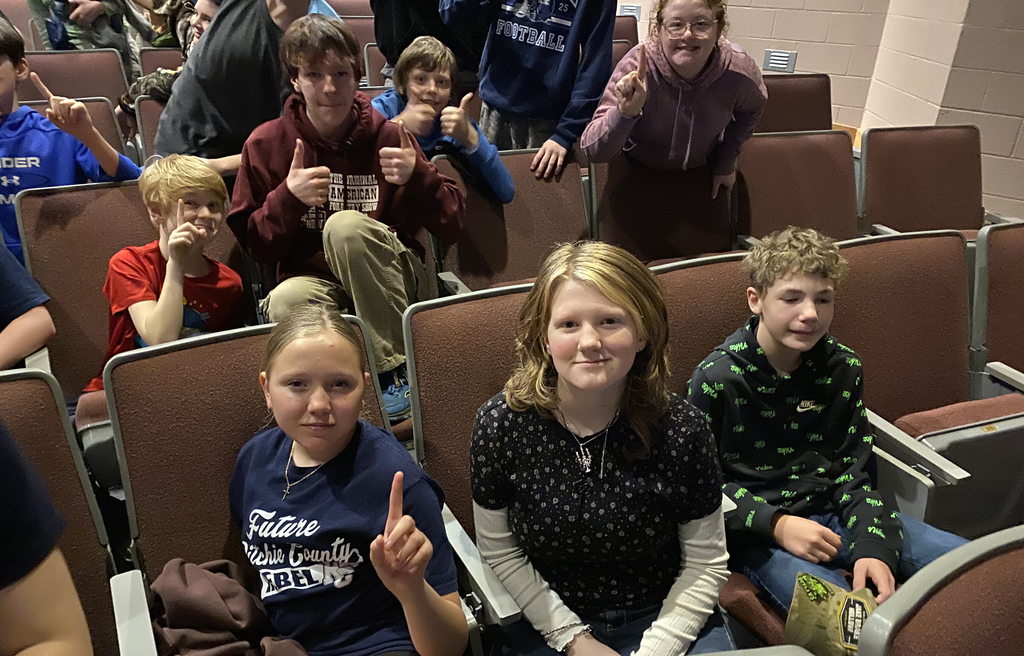 6th grade attendance champs for February