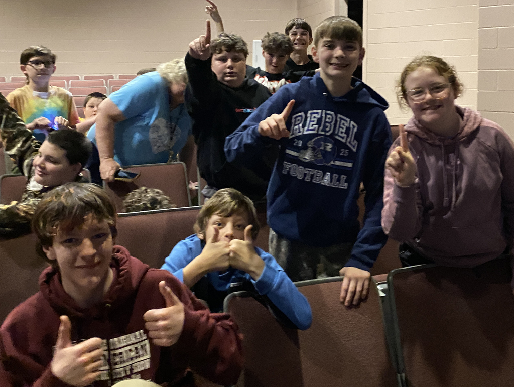 6th grade attendance champs for February