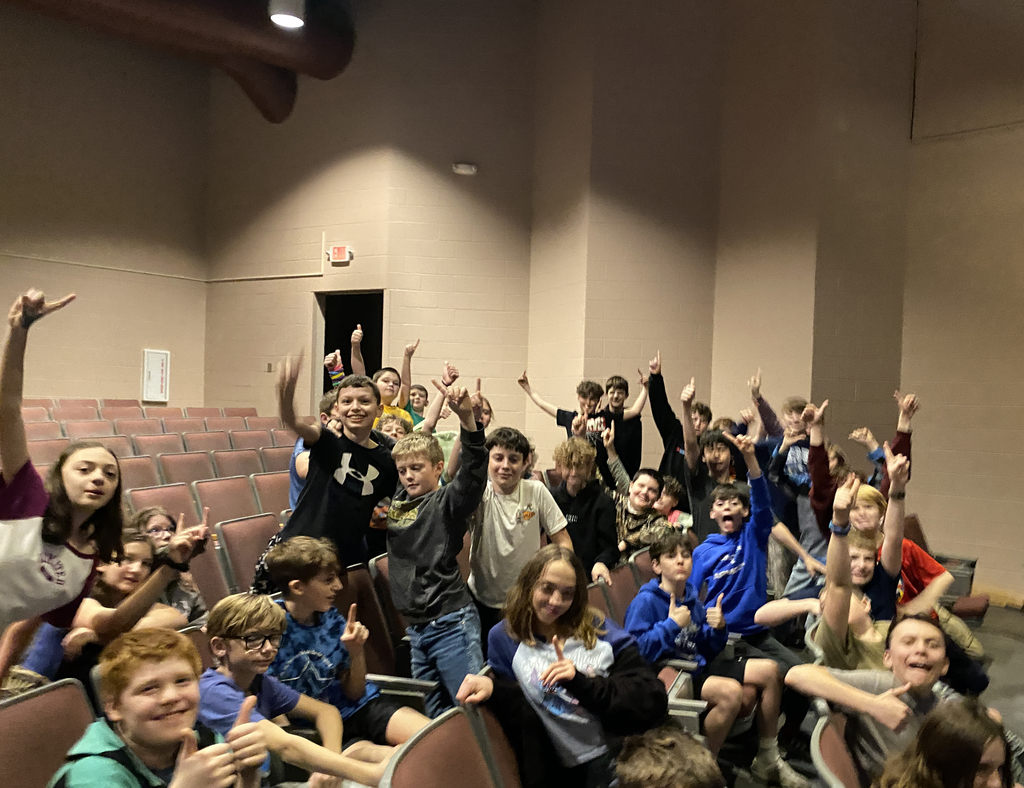 6th grade attendance champs for February