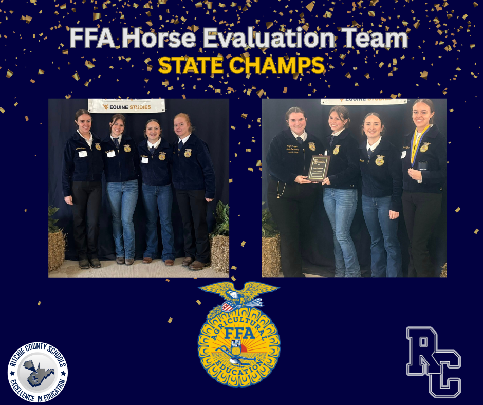 FFA Horse Evaluation Team State Champs