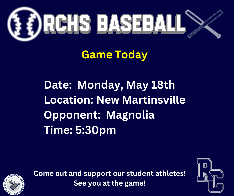 Baseball game today @ Magonlia 5:30pm