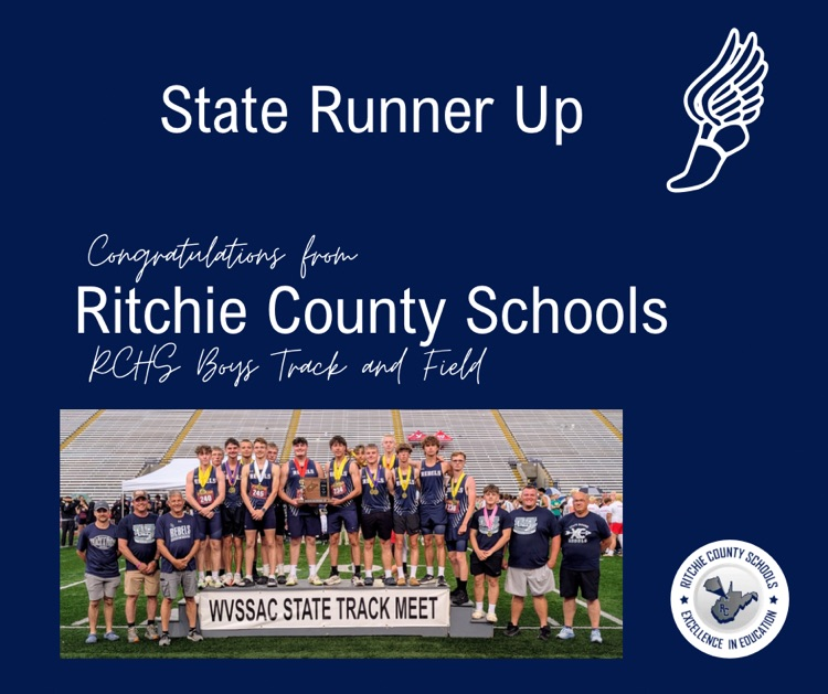 congratulations to boys track state runner up