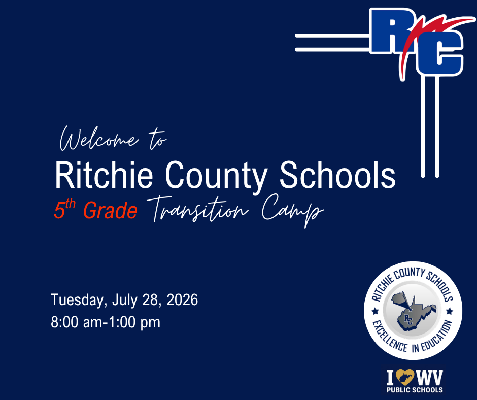 5th Grade transition camp- Tomorrow, 8am-1pm