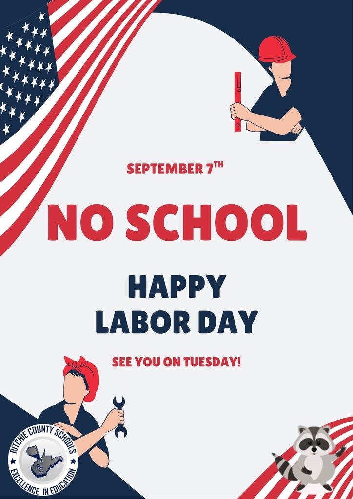 π’ **Reminder:** There will be **no school on Monday, September 7th** in observance of **Labor Day**. We look forward to seeing everyone back at school on **Tuesday, September 8th**! π« Have a safe and wonderful long weekend! β€οΈπ€