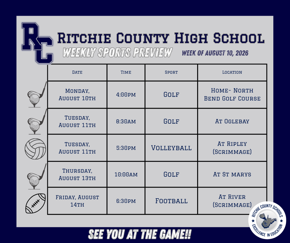 Weekly Sports Preview August 10th