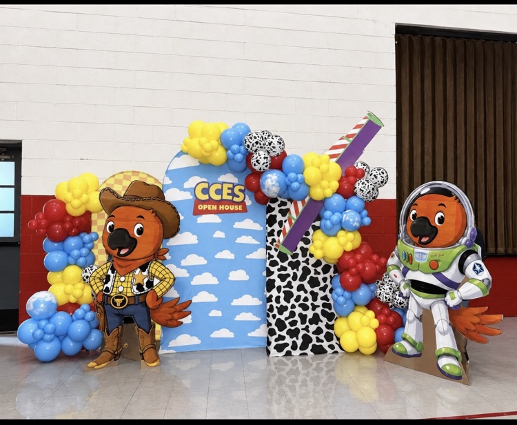 CCES open house photo backdrop