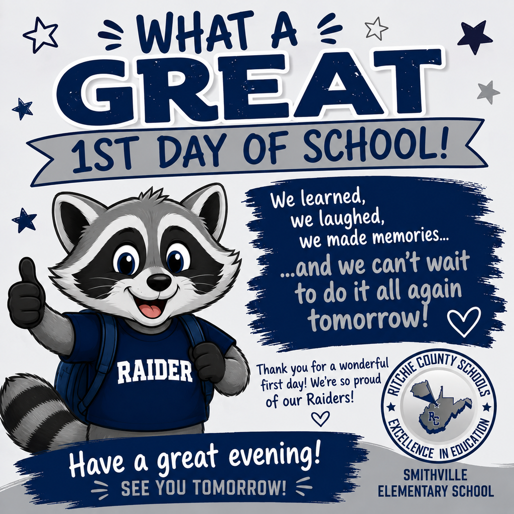π **What a GREAT First Day of School!** π We had such a wonderful first day at Smithville Elementary School! π«β€οΈ It was so exciting to see our students back in the building, ready to learn, grow, and make new memories together! πβοΈ A huge **WELCOME BACK** to all of our students and families! We are looking forward to an amazing school year filled with learning, laughter, friendships, and lots of Raider pride! π¦π We hope everyone had a fantastic first day! Hereβs to a GREAT year at SES! πππ¦