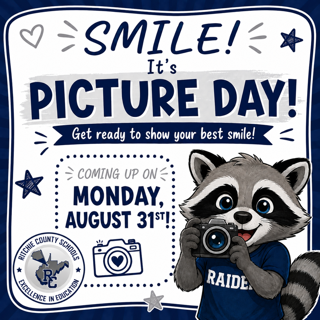 Smile its picture day! Get ready to show your best smile! Coming up on Monday August 31st