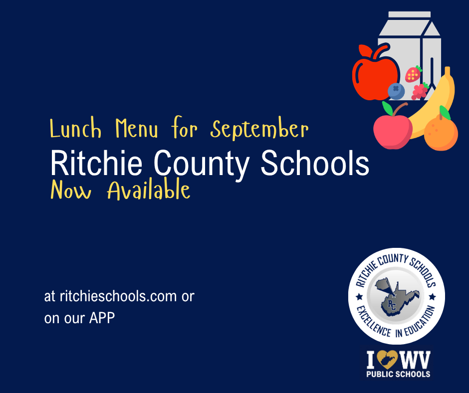 September Breakfast and lunch menu now available!