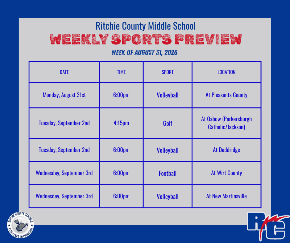 RCMS Weekly Sports Preview